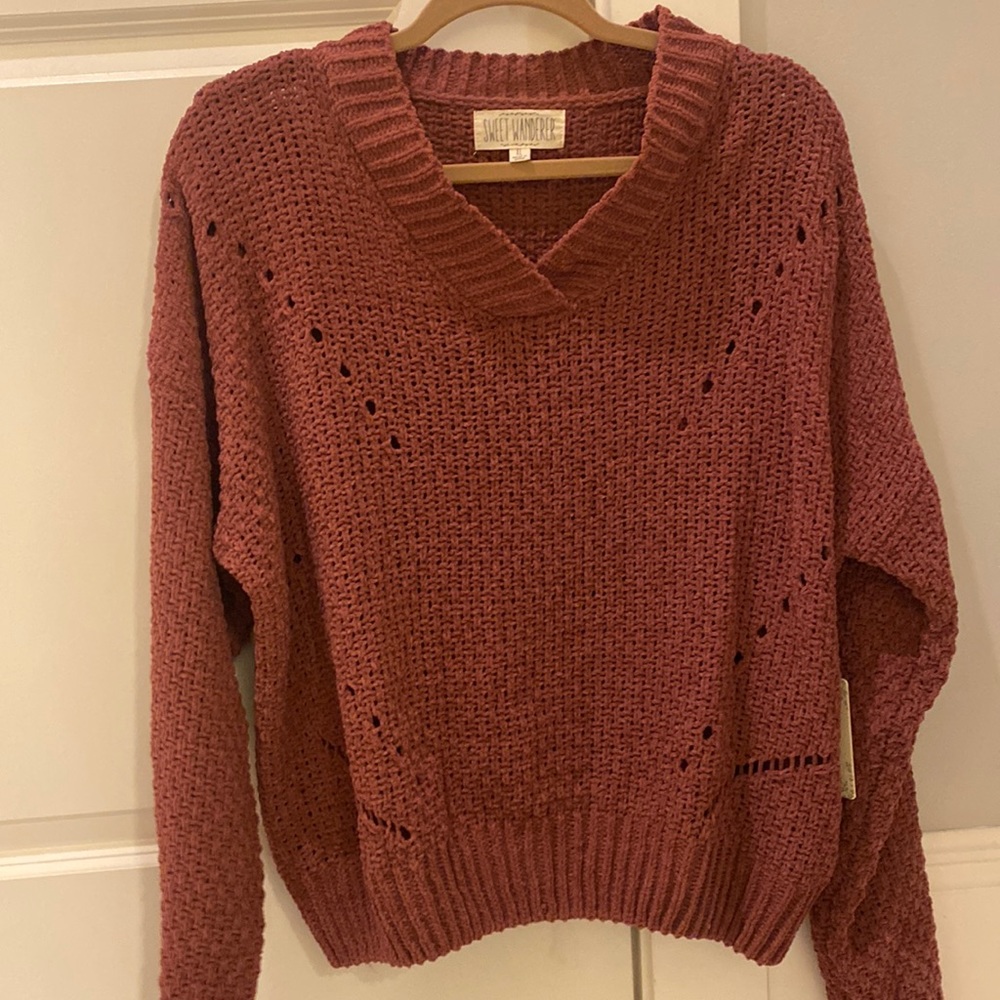 Brown warm sweater
